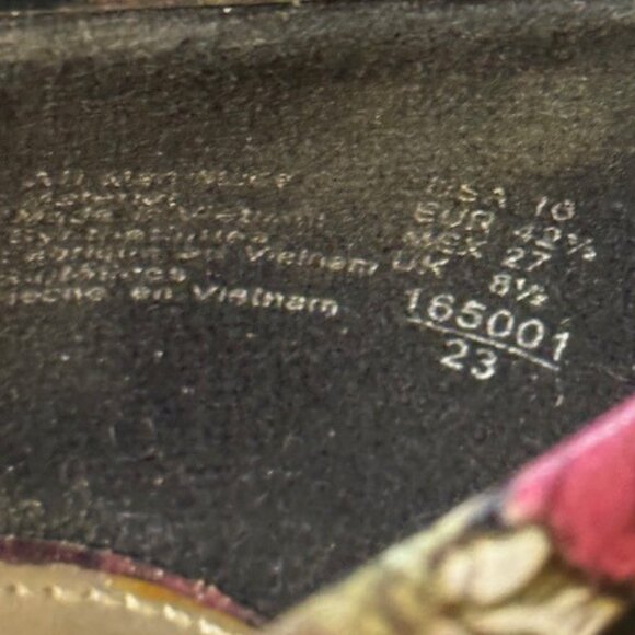 Christian Siriano | Purple Rose Floral Heels Slip On Pointed Toe Women Size 10 - Picture 5 of 6